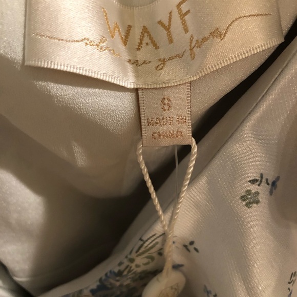 Wayf- The Claudia Ruffle Faux Wrap Gown - Picture 9 of 10